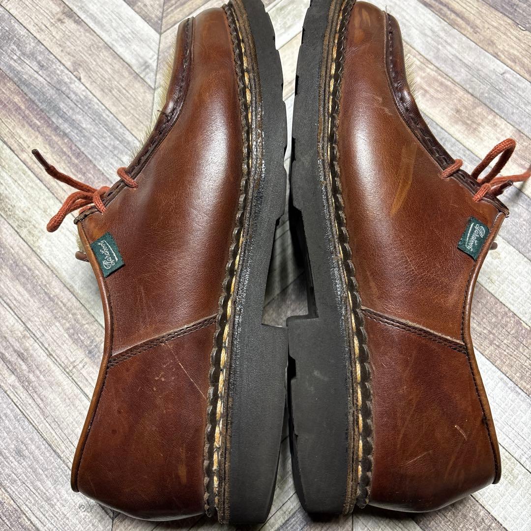 希少 Paraboot パラブーツ ミカエル フォック アザラシ 40 ブラウン