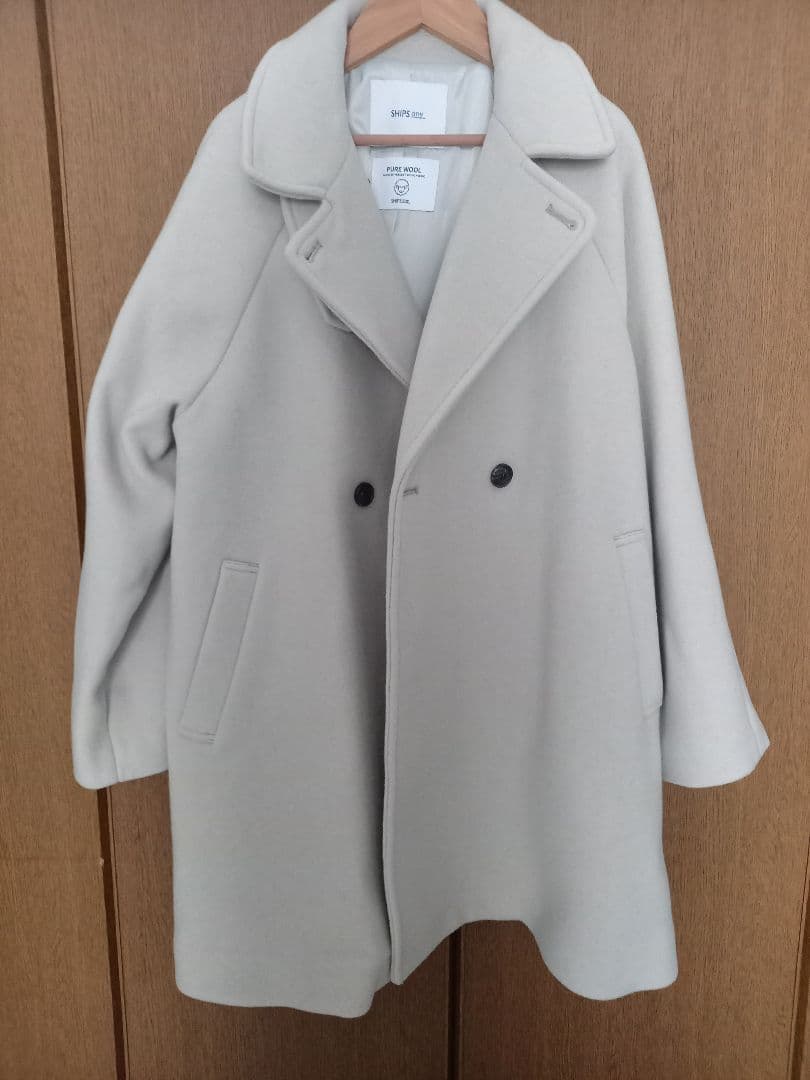 SHIPS　any　スタンド&　テーラード　ハーフ　コート