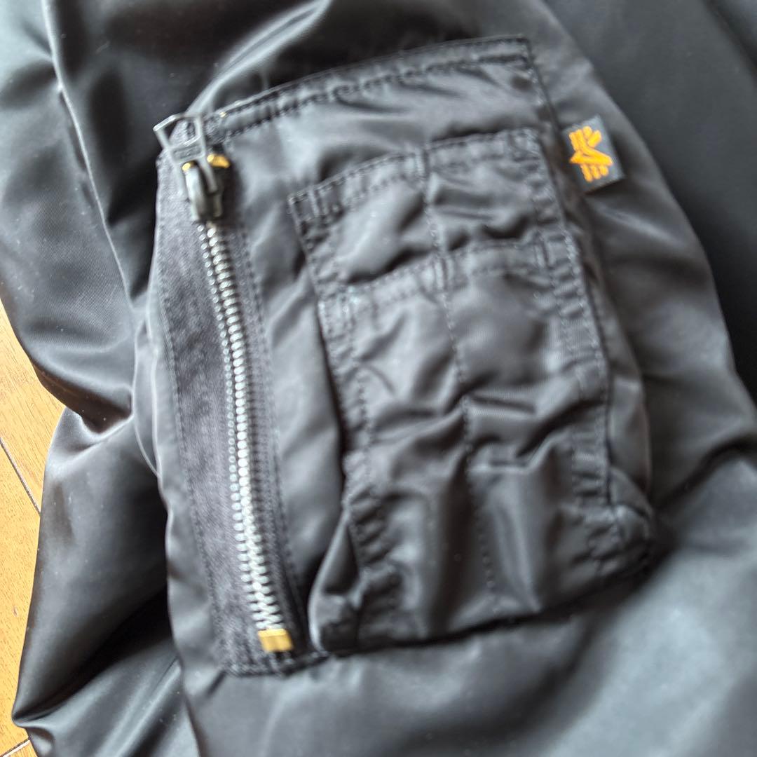 ALPHA MA-1 ブラック　XL