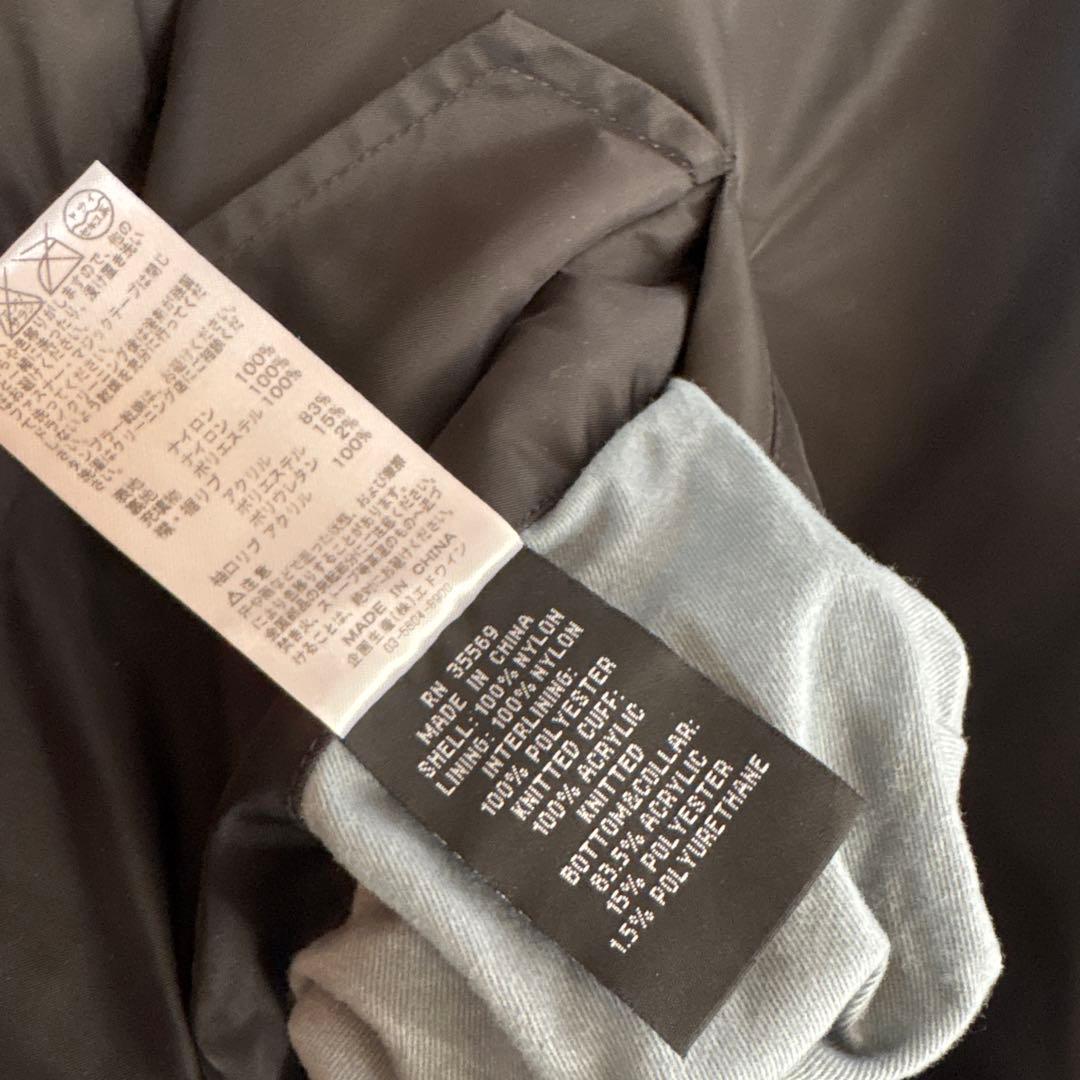 ALPHA MA-1 ブラック　XL