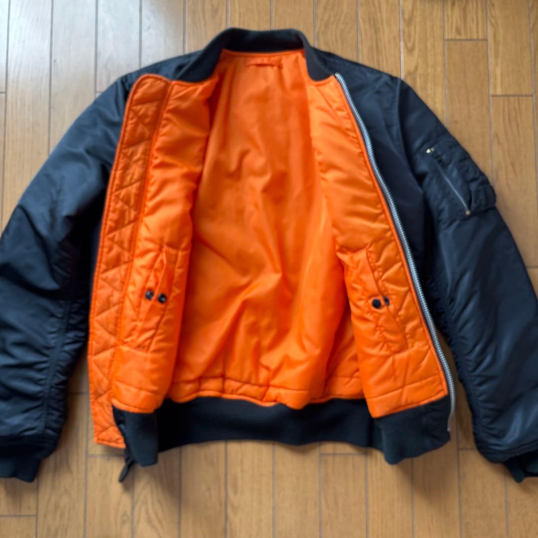 ALPHA MA-1 ブラック　XL