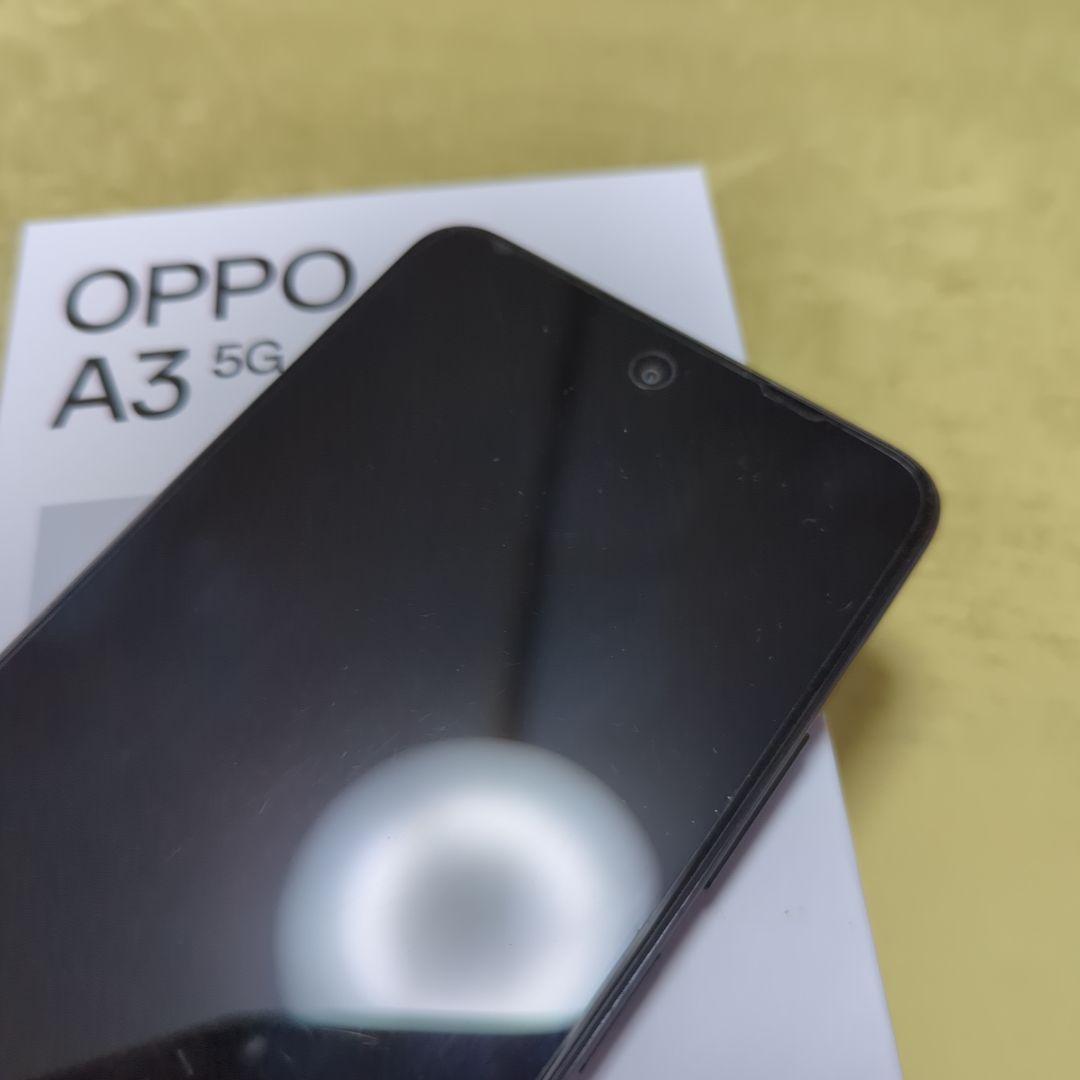 OPPO A3 5G ブラック 本体 SIMフリー　オマケ有り