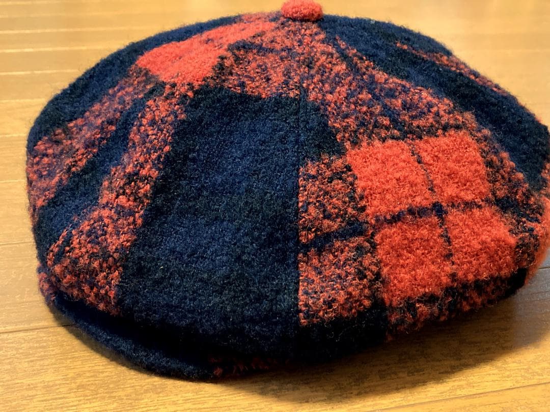 RUDE GALLERY ビッグ キャスケット 3 約59cm 黒赤 チェック