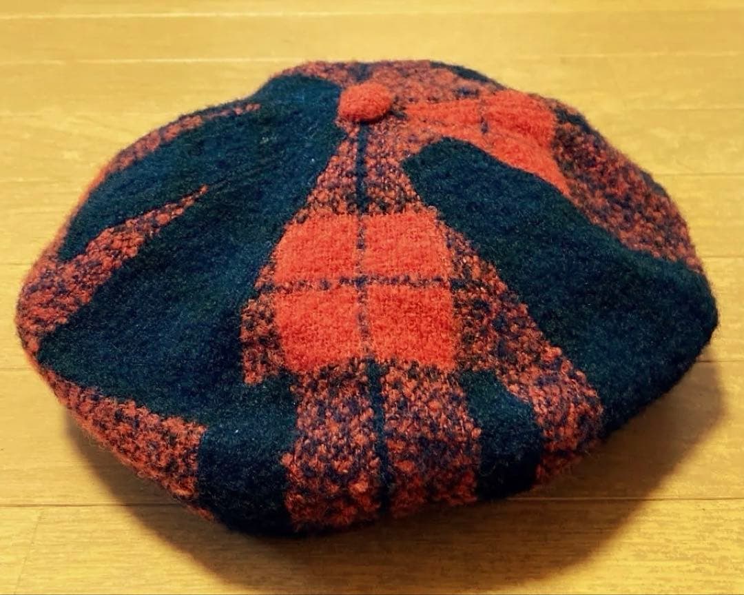 RUDE GALLERY ビッグ キャスケット 3 約59cm 黒赤 チェック