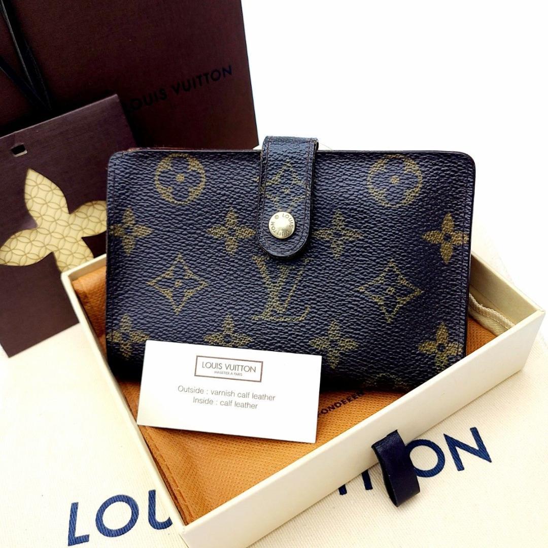 ルイヴィトン 折り財布 モノグラム ポルトモネビエ　ヴィエノワ がま口