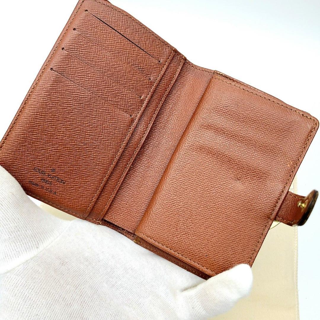 ルイヴィトン 折り財布 モノグラム ポルトモネビエ　ヴィエノワ がま口