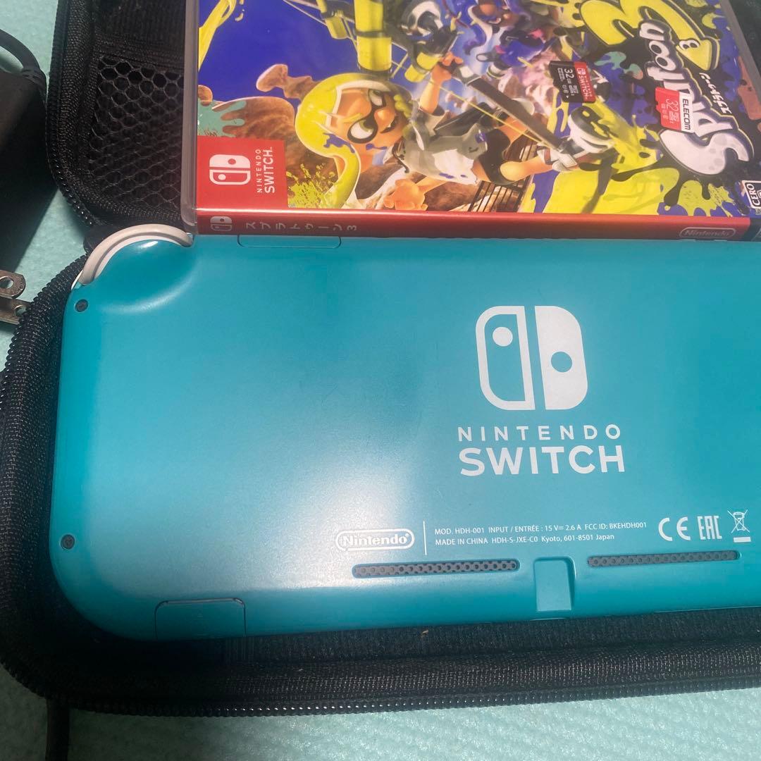 Switch Lite ターコイズ ＋ スプラ3 ＋ SDカード2枚