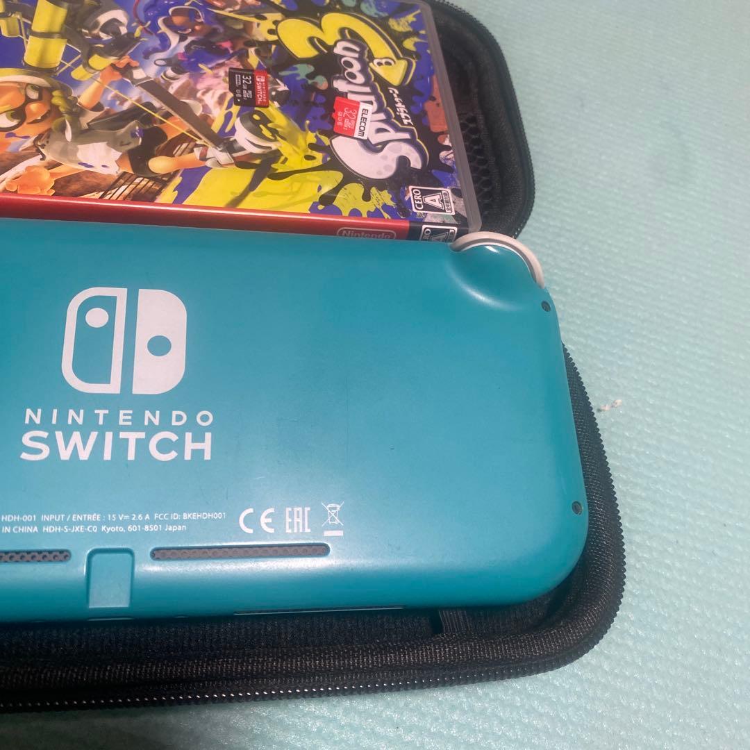 Switch Lite ターコイズ ＋ スプラ3 ＋ SDカード2枚