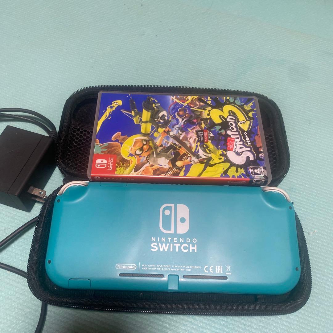 Switch Lite ターコイズ ＋ スプラ3 ＋ SDカード2枚