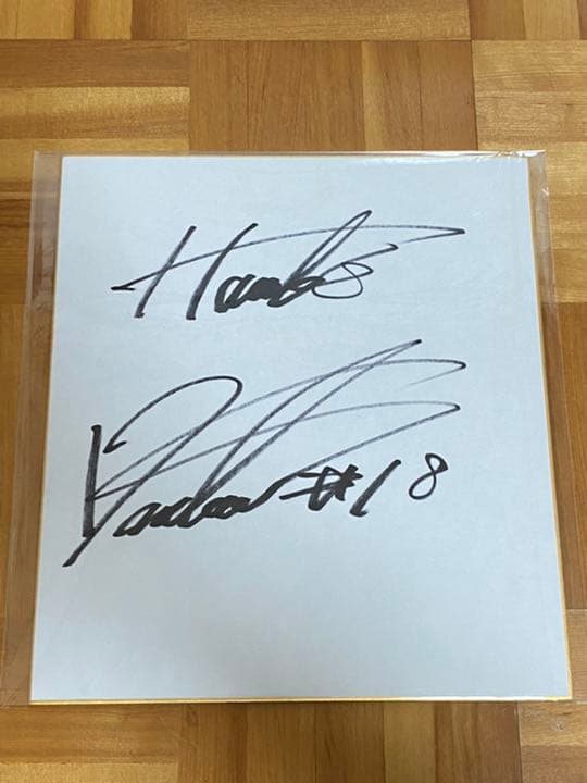 現役引退！ 松坂大輔投手 直筆サイン色紙 福岡ソフトバンクホークス