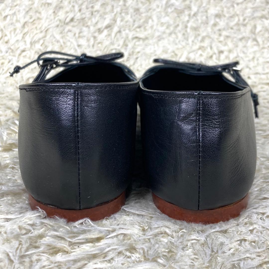 『未使用級』CHEMBUR メリージェーン パンプス スクエア スタッズ リボン