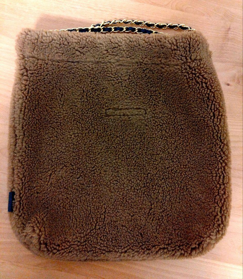 美品ヴィオラドーロ　ELMO ボアバッグ