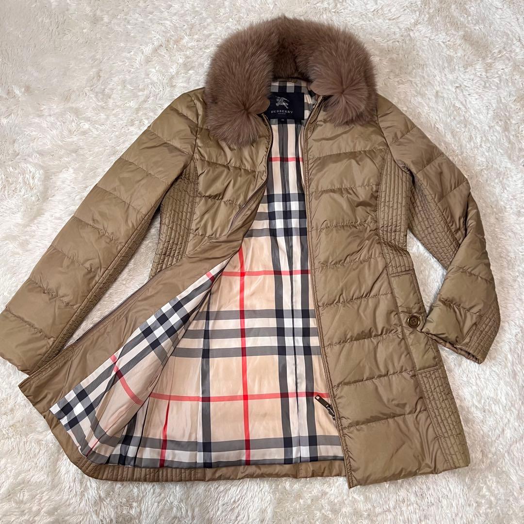 美品 バーバリーロンドン 5way トレンチコート ダウンライナー ファー付き
