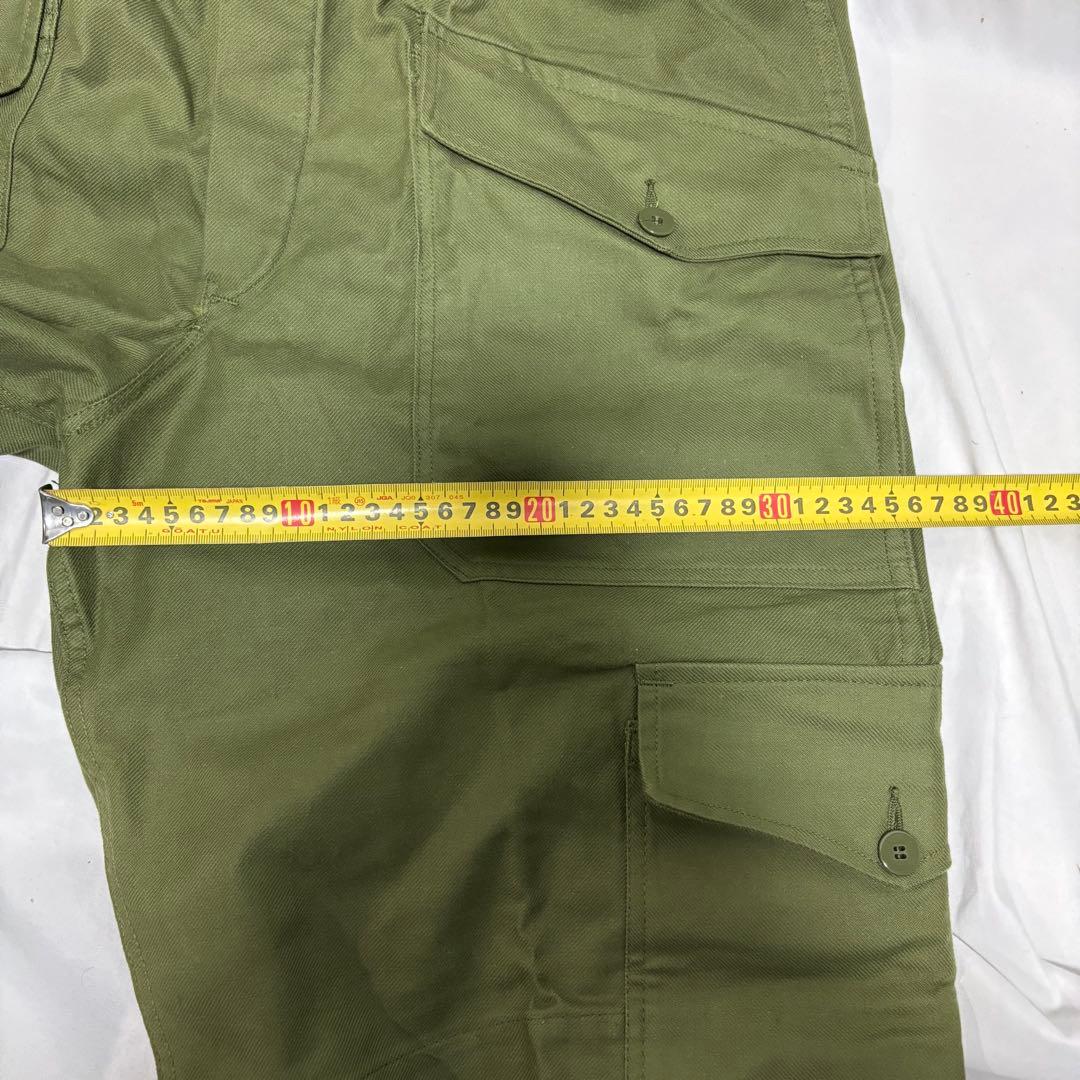 スウェーデン軍　60's コットン ユーティリティー カーゴパンツ　未使用　実物