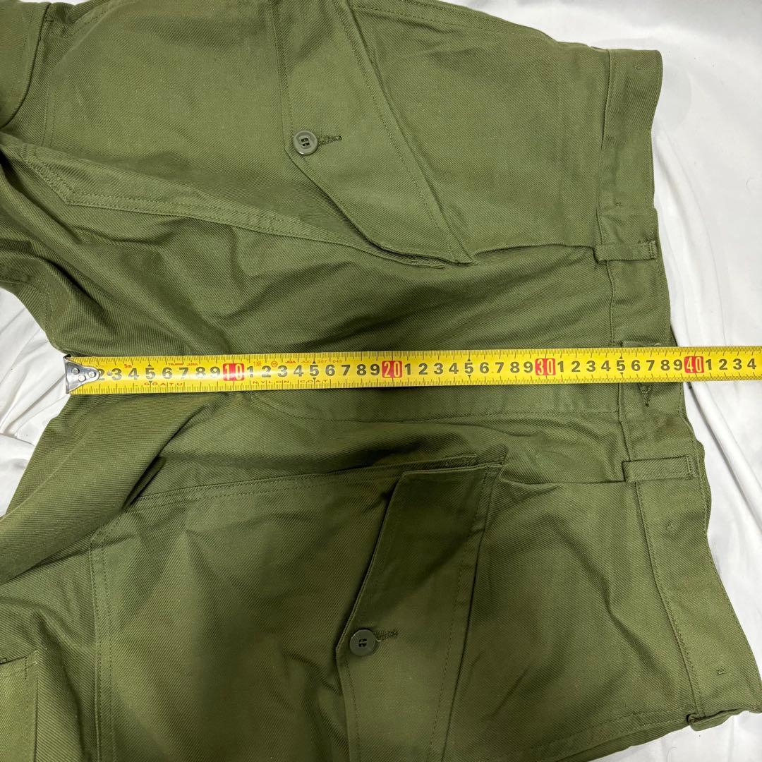 スウェーデン軍　60's コットン ユーティリティー カーゴパンツ　未使用　実物