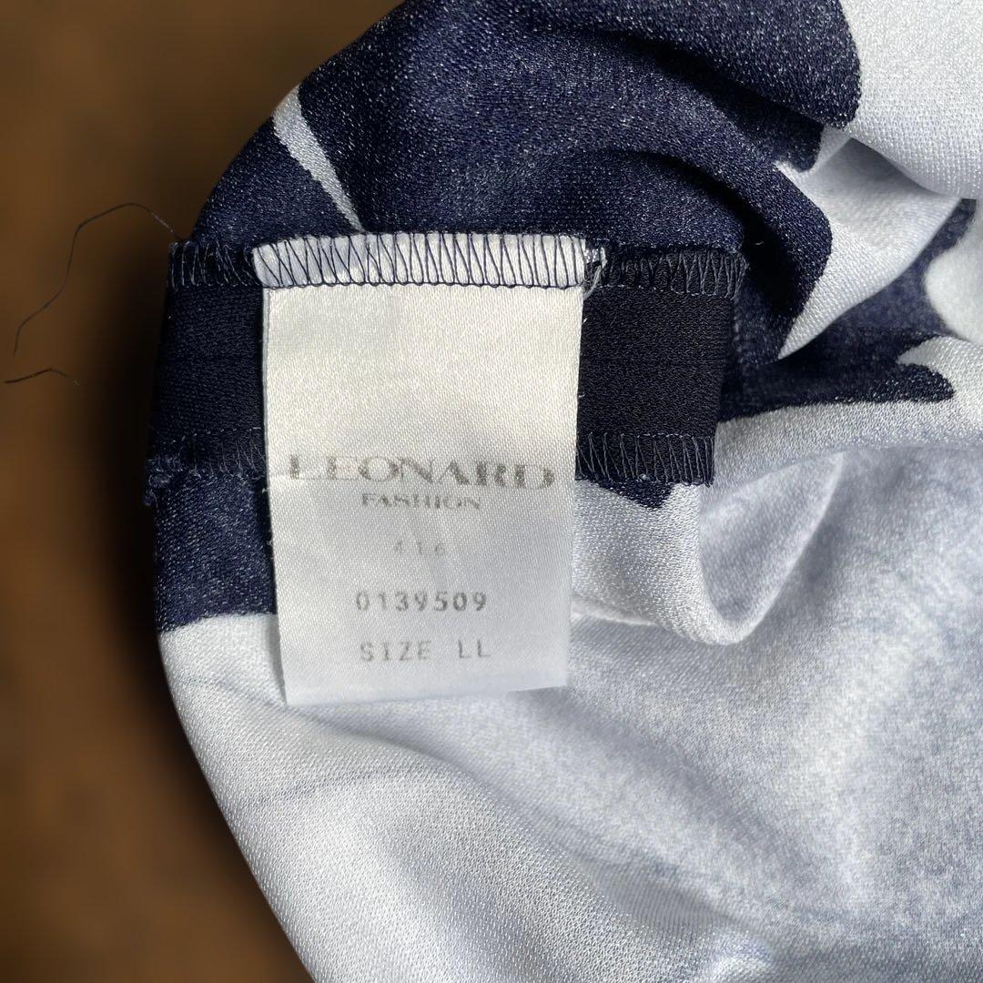 LEONARD 花柄 長袖チュニック