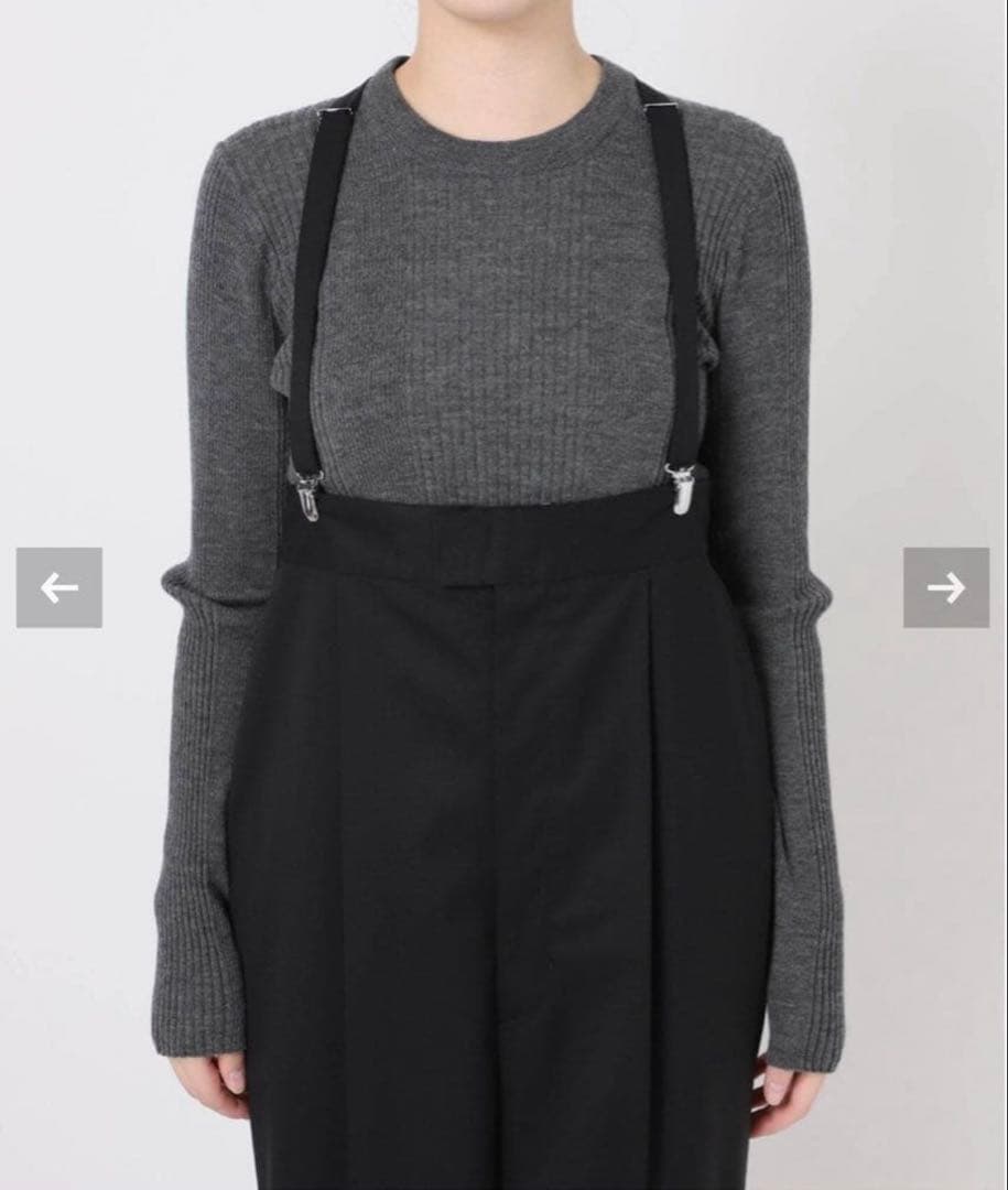 ウーハデリCALMERサスペンダーパンツ