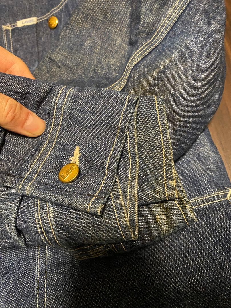 Lee デニムカバーオール 濃紺　インナー付