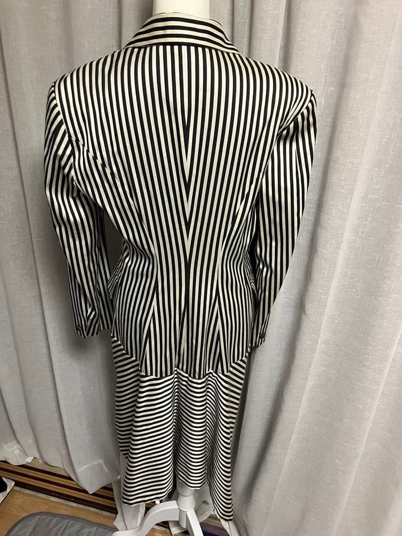 イッセイミヤケ ストライプ ジャケット