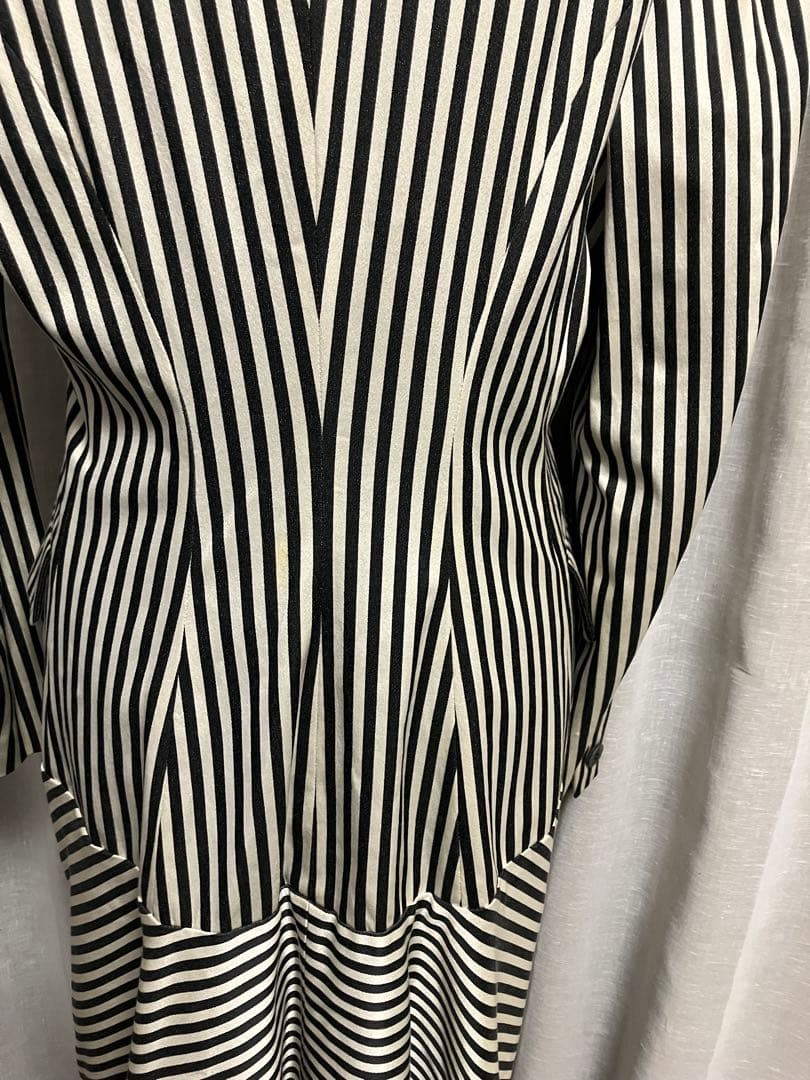 イッセイミヤケ ストライプ ジャケット