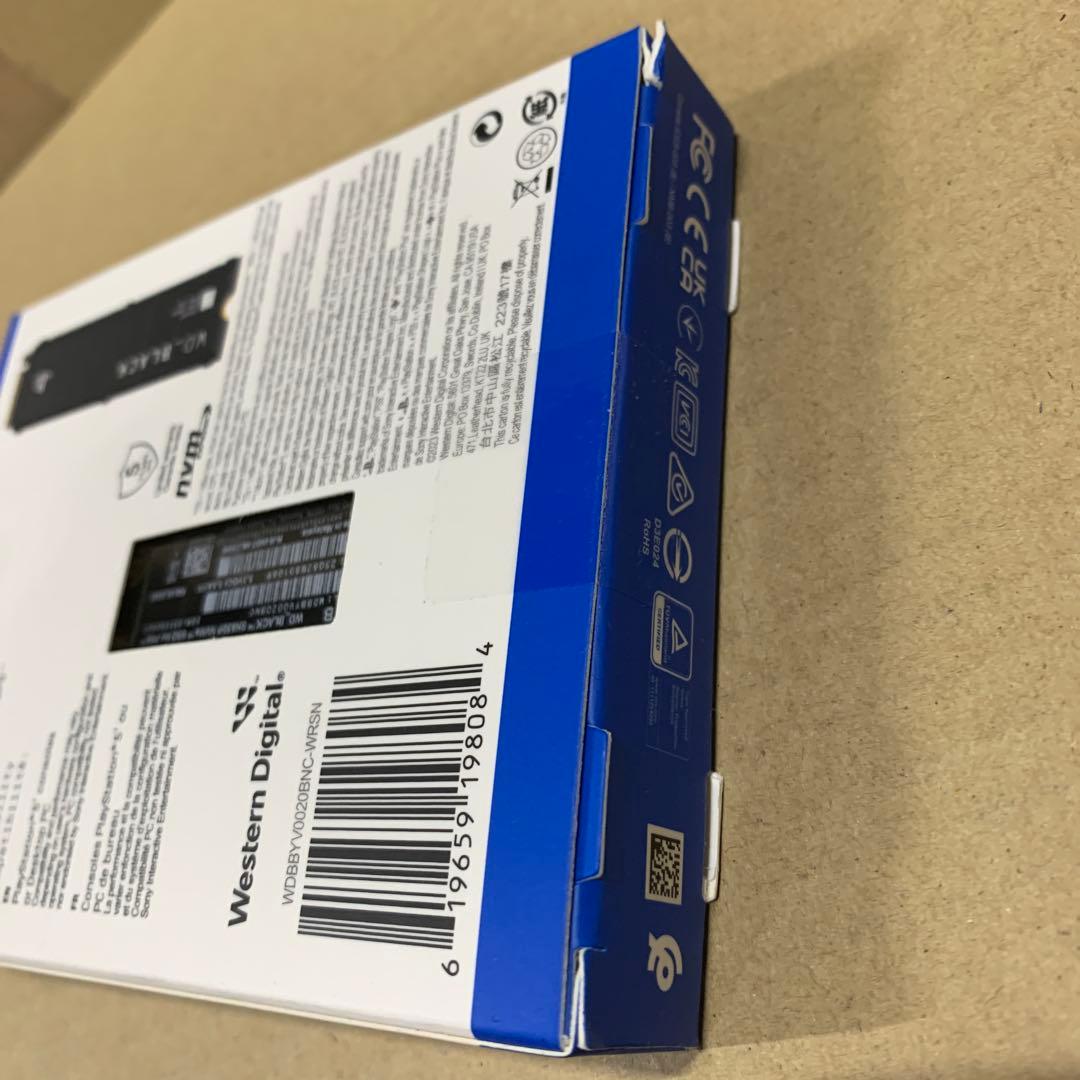 新品未開封ウエスタンデジタル Western Digital 内蔵SSD 2TB