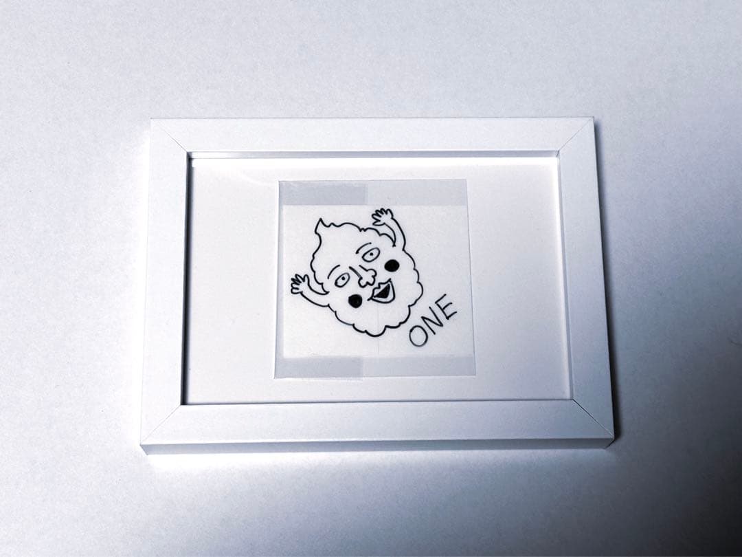 モブサイコ100 ONE先生 サイン 色紙 直筆 ステッカー