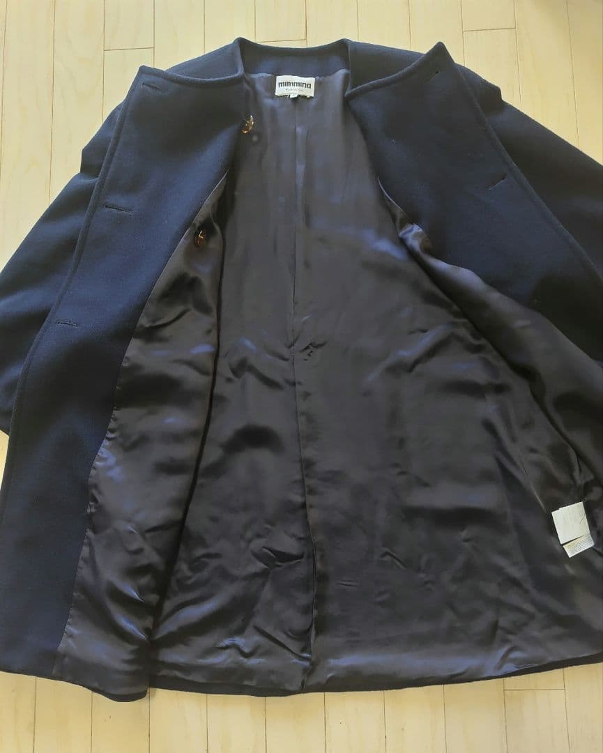 mimmina カシミヤ100% コート サイズ42 イタリア製 レディースML
