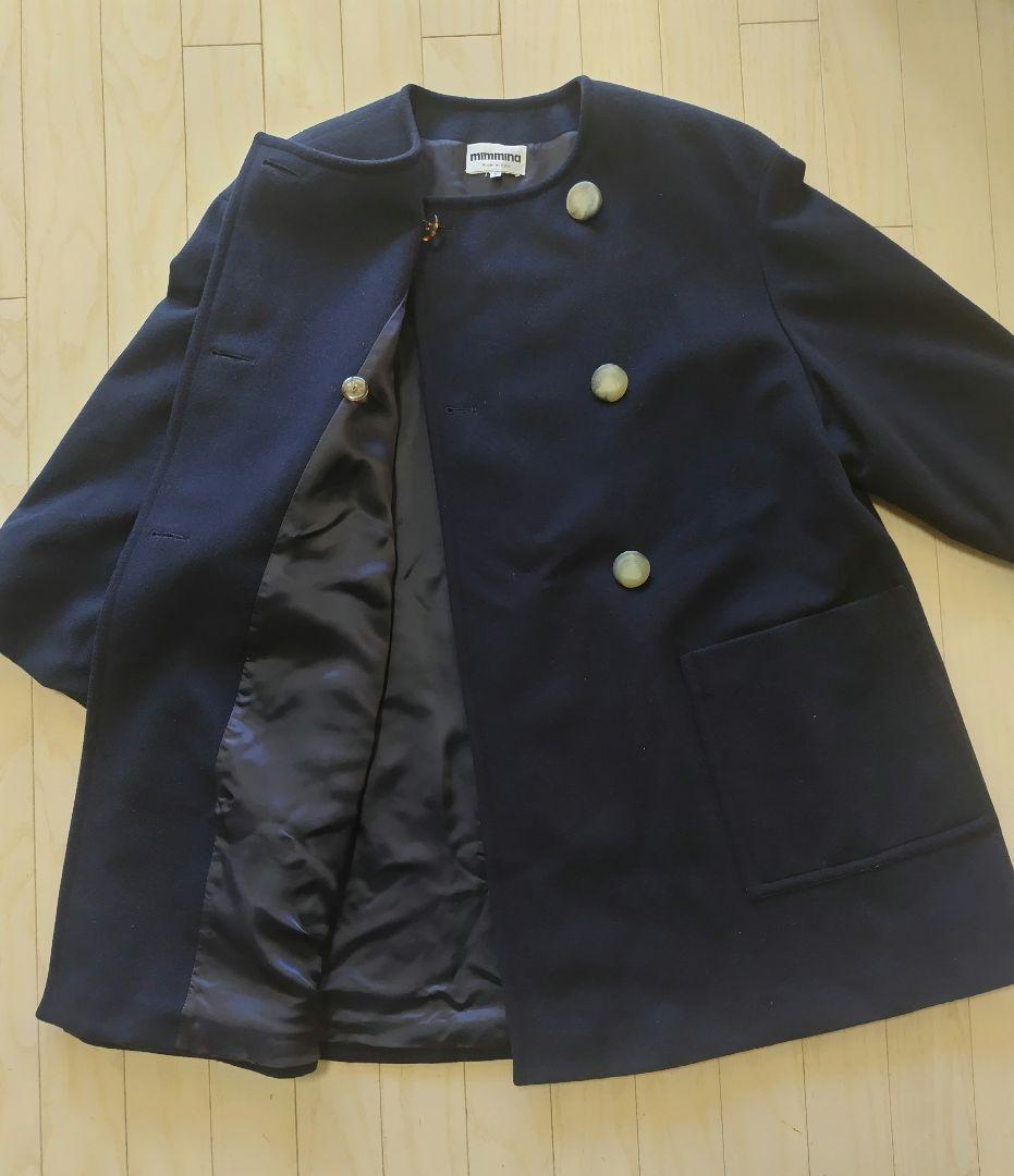 mimmina カシミヤ100% コート サイズ42 イタリア製 レディースML