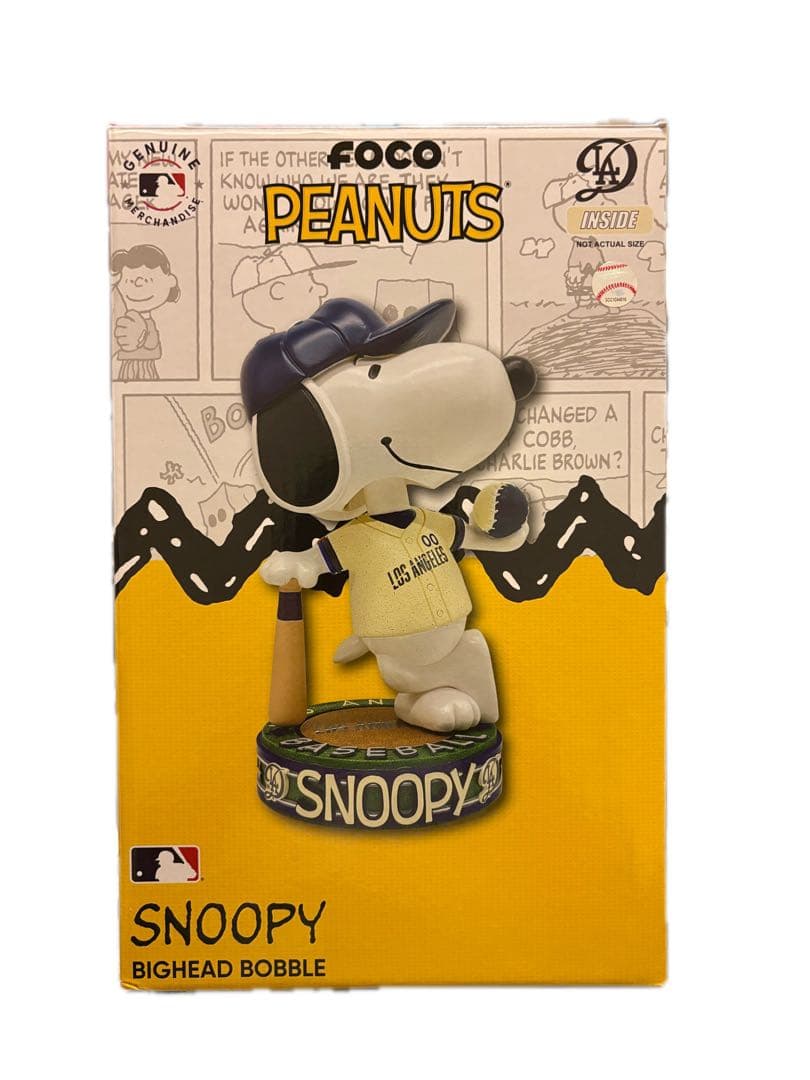 郵便局限定デザイン　2025年ロサンゼルス・ドジャース スヌーピー ボブルヘッド