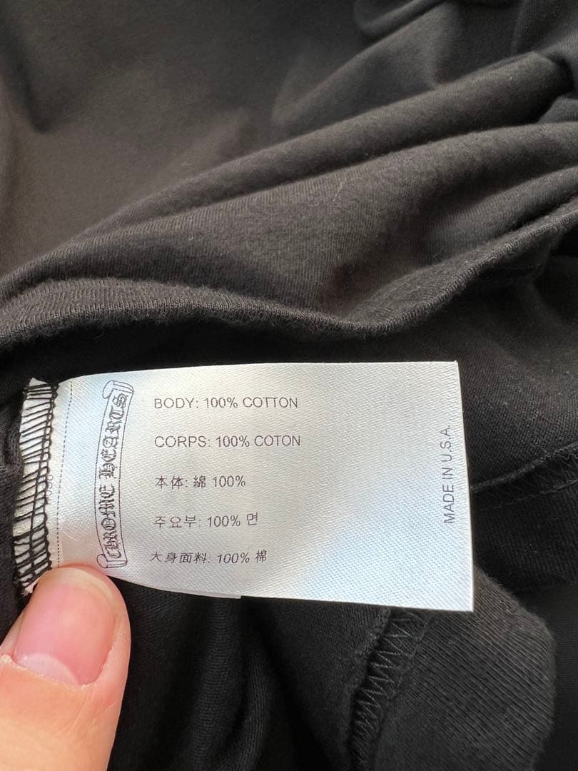 CHROME HEARTS ロングスリーブカットソー ブラック