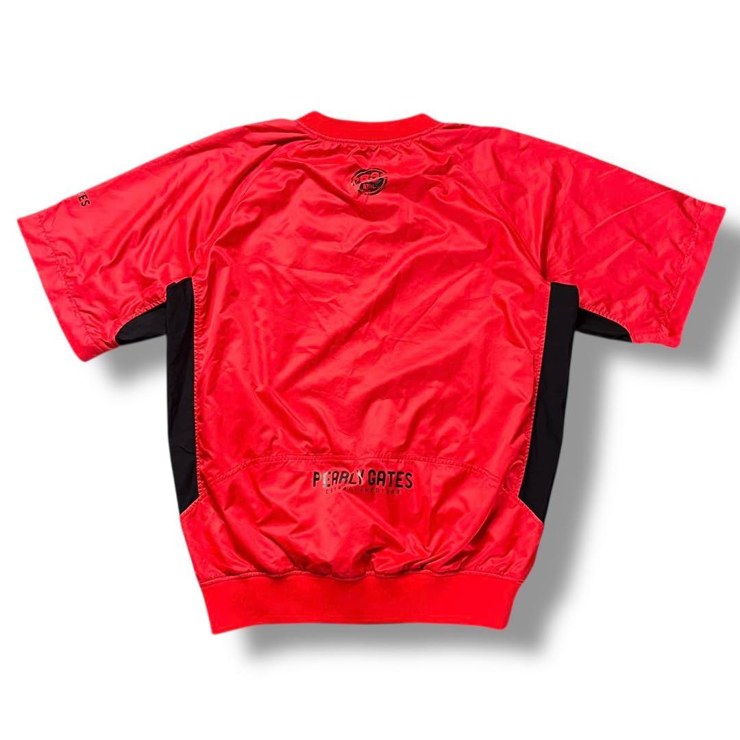 美品 PEARLY GATES 2WAY ナイロン プルオーバー ゴルフウェア