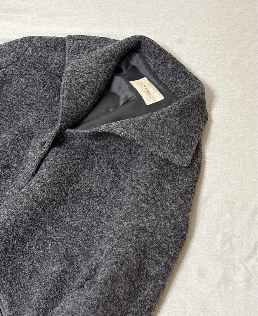 ●美品✨Hella ヘラ アームパッチショートコート　ウール　伊藤颯希さん