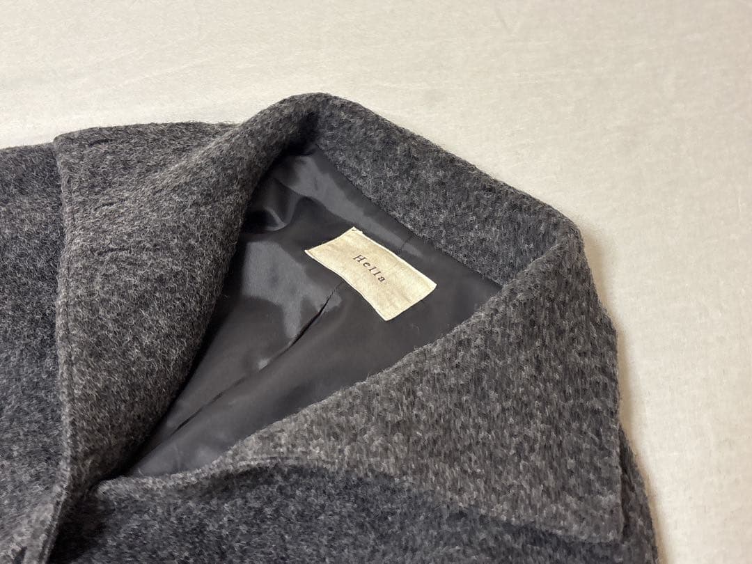 ●美品✨Hella ヘラ アームパッチショートコート　ウール　伊藤颯希さん