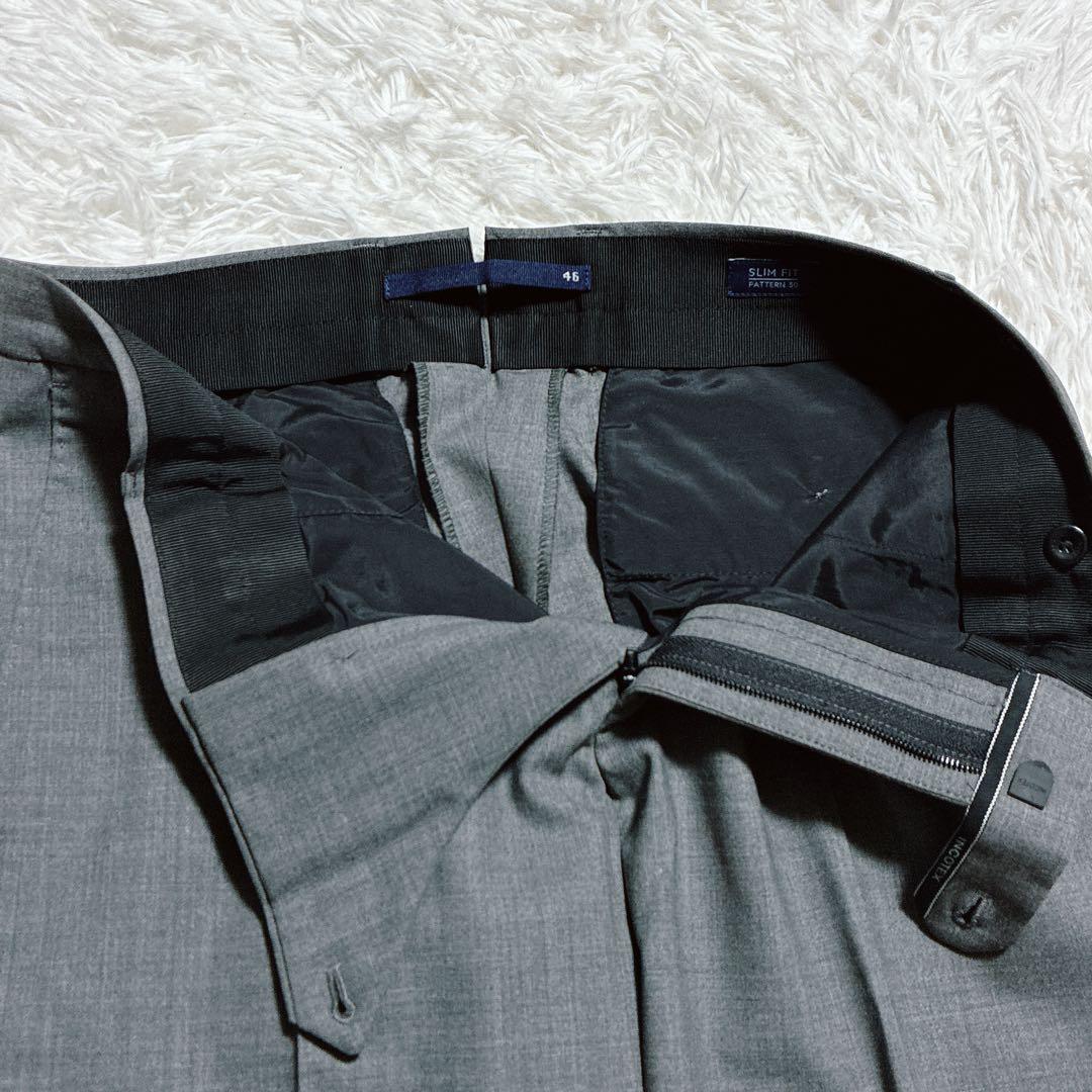 新品・タグ付き⭐️インコテックス　スラックス　テクノウール　ストレッチトラウザー