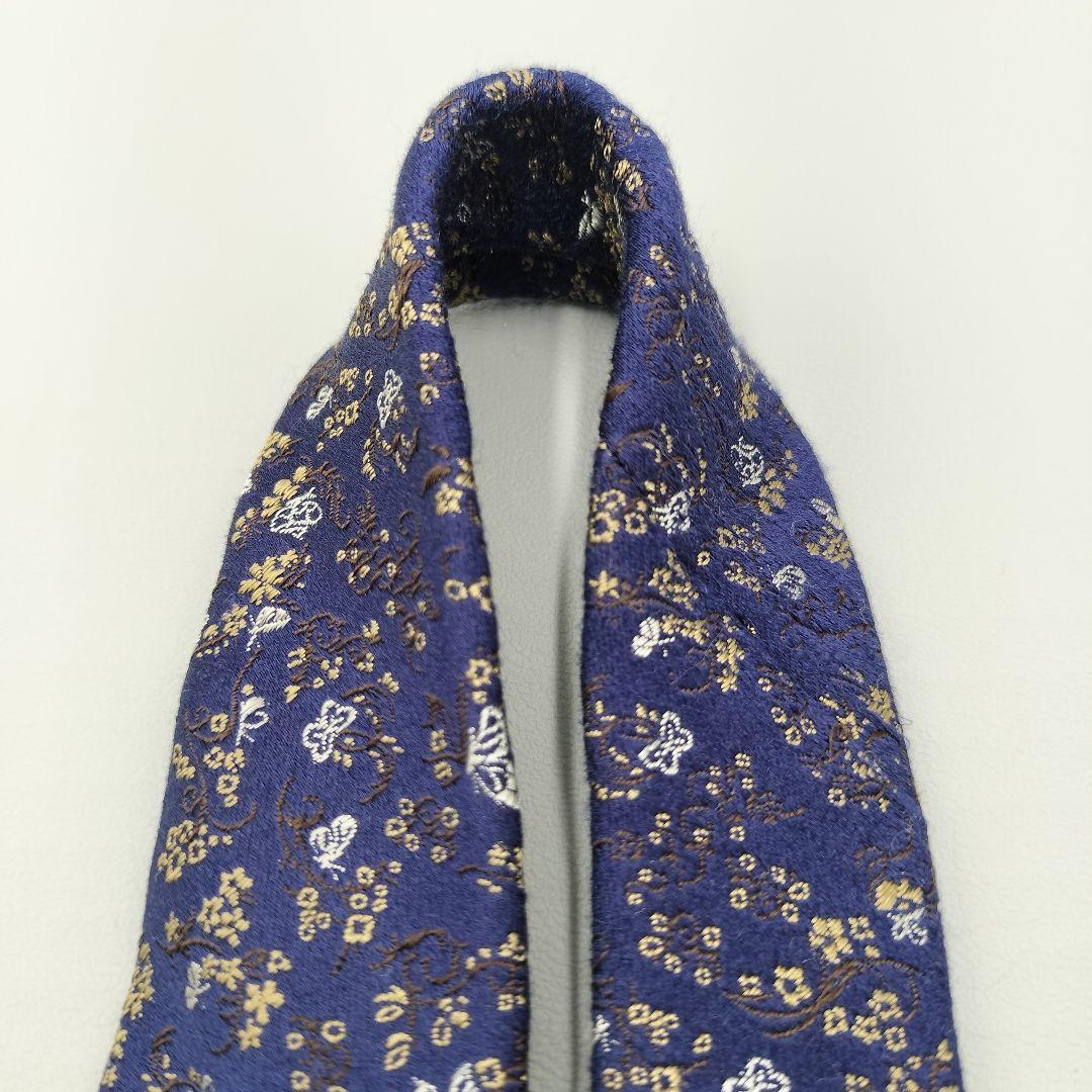 美品　現行　ポールスミス　ジャガード　バタフライ　蝶々　花柄　刺繍　総柄　光沢