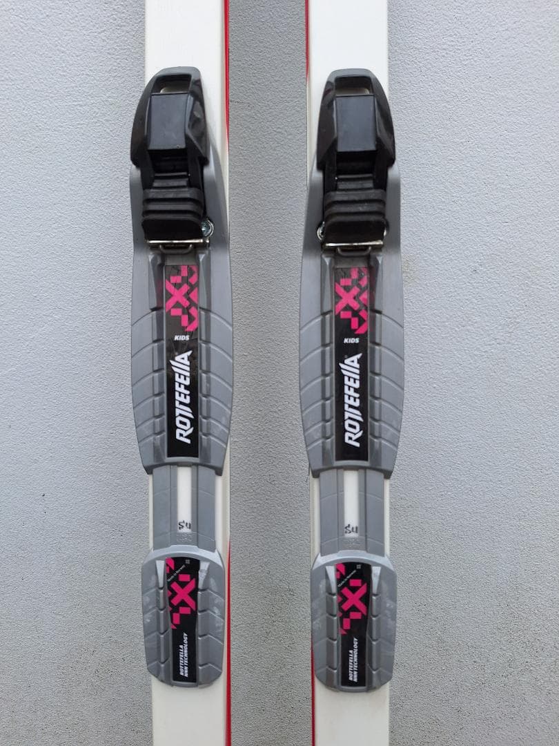 OGASAKA スキー板 レッド/ホワイト ウロコ板