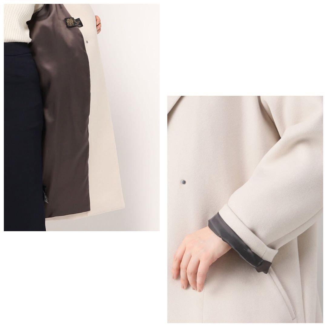 イエナ／美品❤️MANTECOオーバーチェスターコート38 アイボリーホワイト