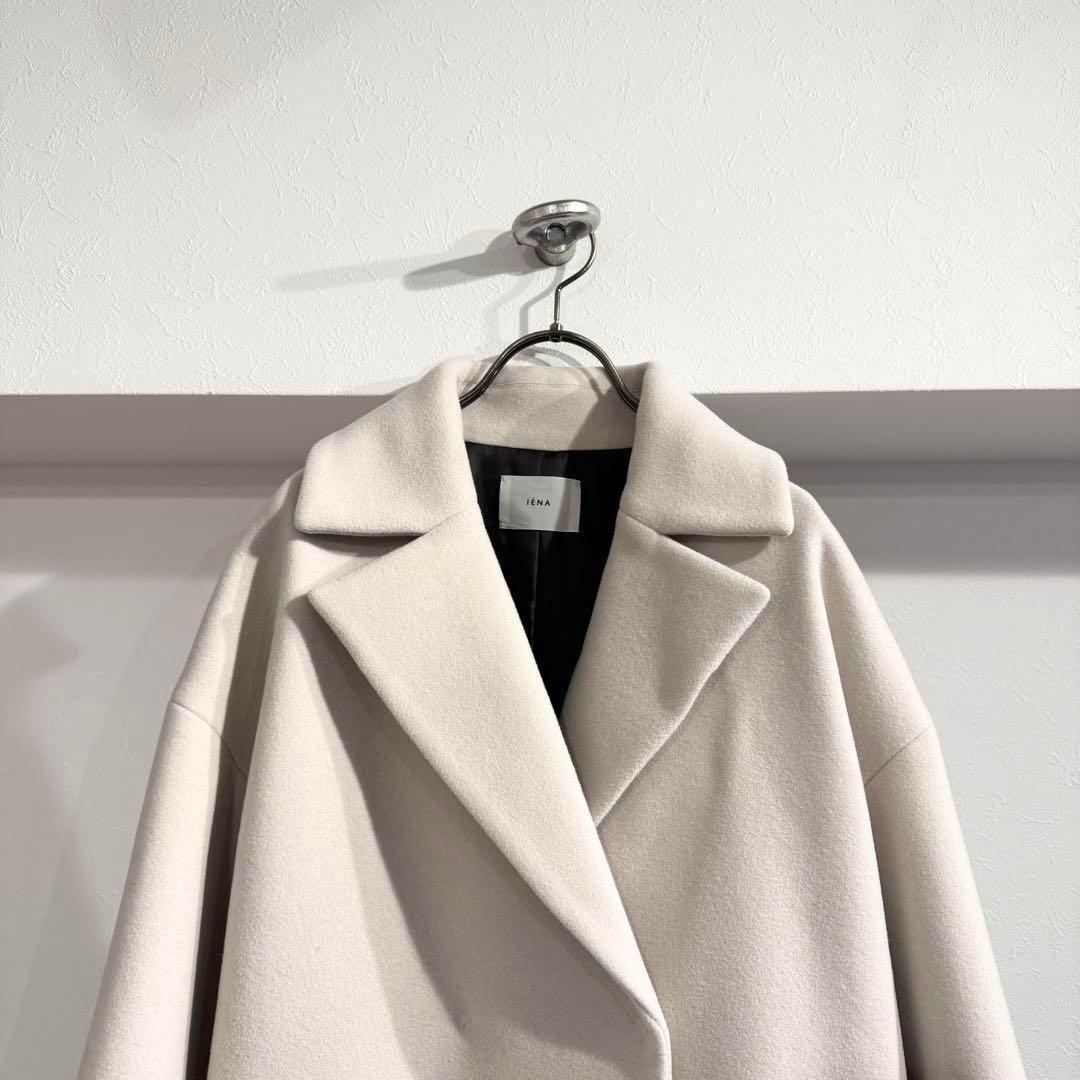 イエナ／美品❤️MANTECOオーバーチェスターコート38 アイボリーホワイト