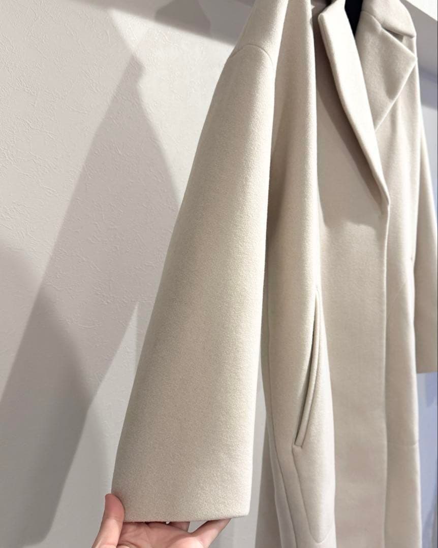 イエナ／美品❤️MANTECOオーバーチェスターコート38 アイボリーホワイト