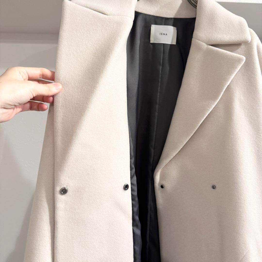 イエナ／美品❤️MANTECOオーバーチェスターコート38 アイボリーホワイト