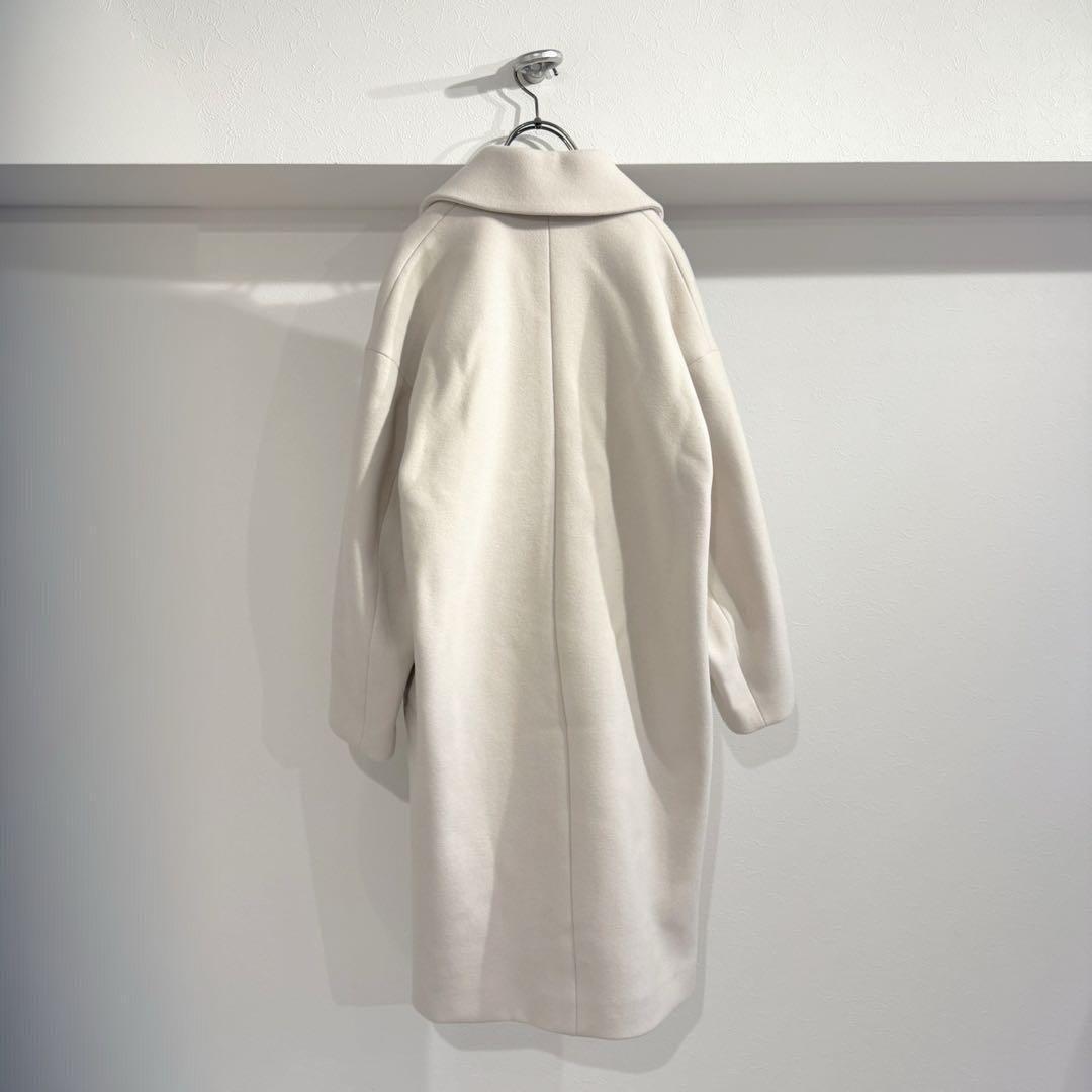 イエナ／美品❤️MANTECOオーバーチェスターコート38 アイボリーホワイト