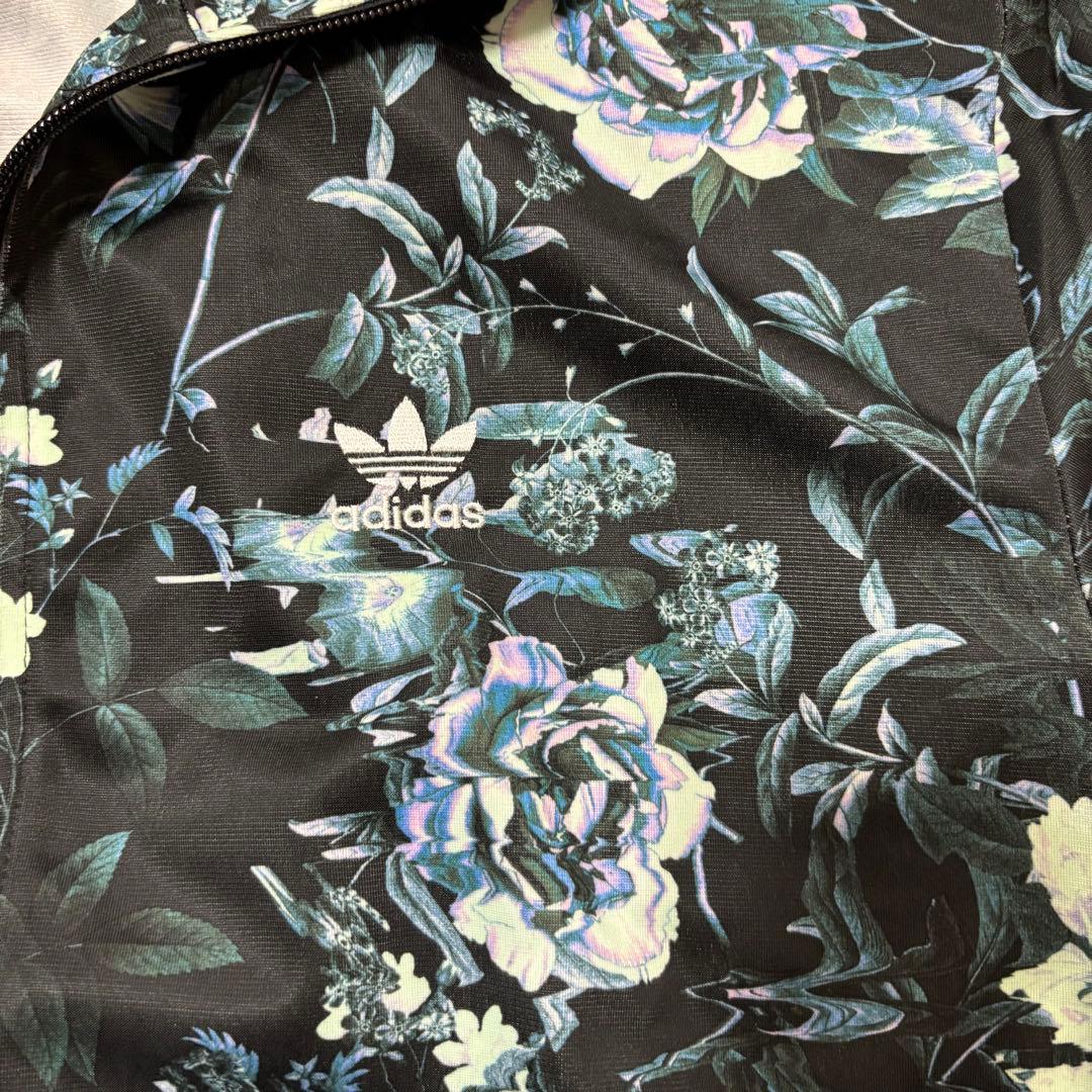 【美品】adidasフラワーファイヤーバード トラックジャケットセットアップXL
