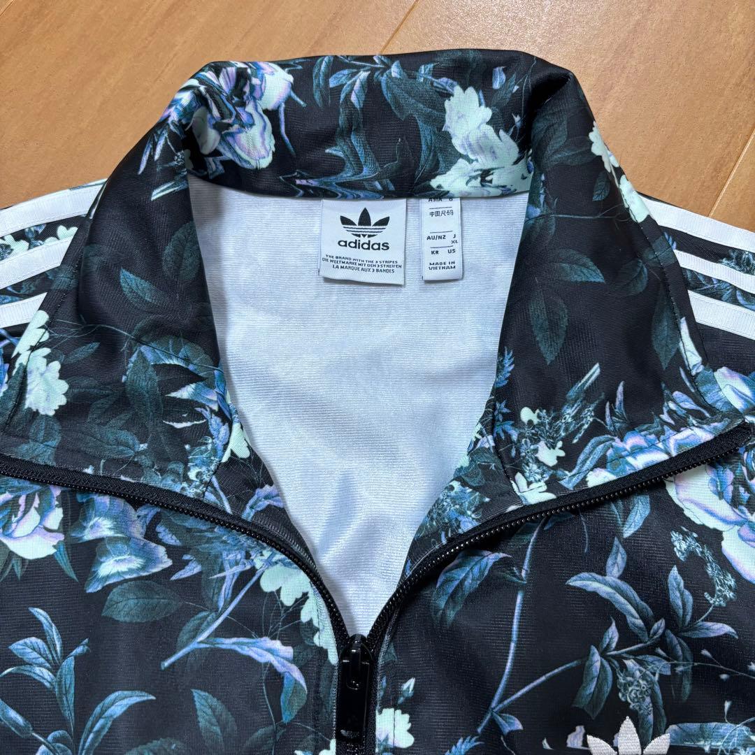 【美品】adidasフラワーファイヤーバード トラックジャケットセットアップXL