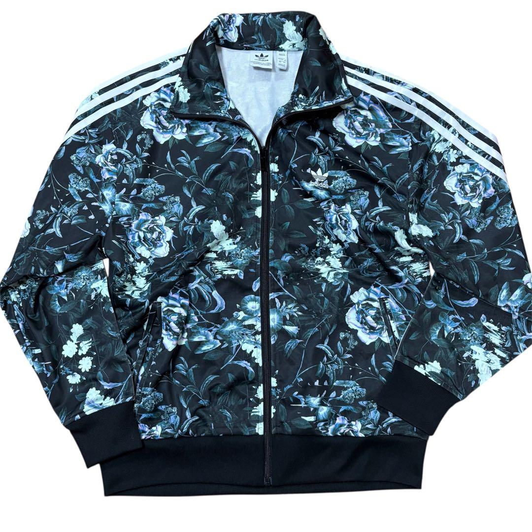 【美品】adidasフラワーファイヤーバード トラックジャケットセットアップXL
