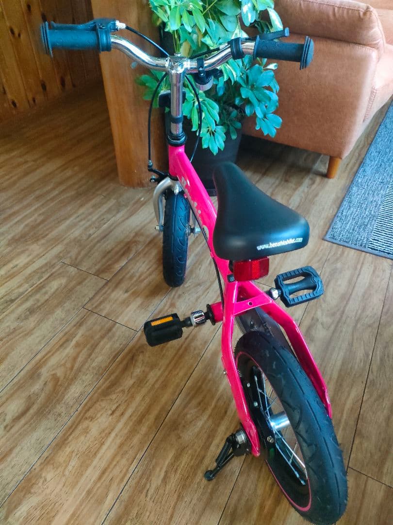 美品　HenshinBike2 12インチ 自転車タイプ ピンク 限定カラー