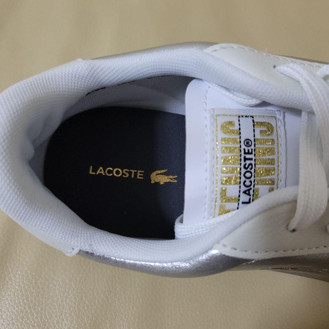 新品。ラコステ　レディーススニーカー 24cm