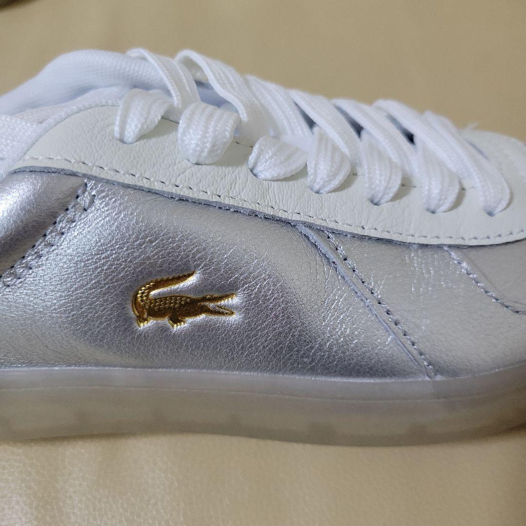 新品。ラコステ　レディーススニーカー 24cm