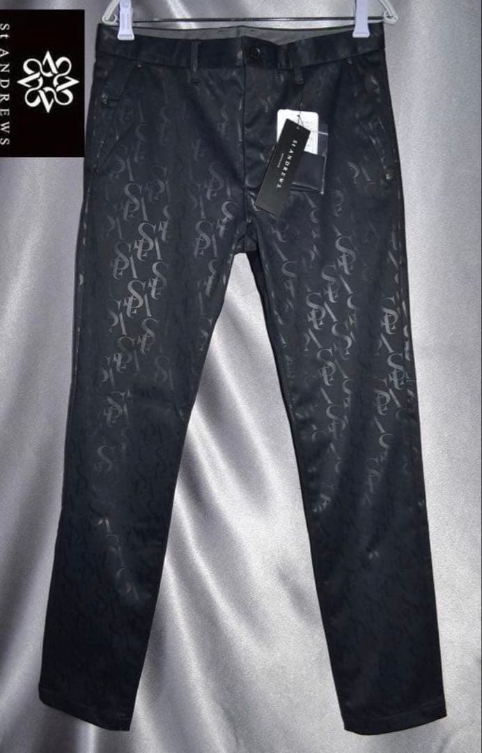 新品 3L セントアンドリュース 2.2万円 秋冬 モノグラム ゴルフパンツ