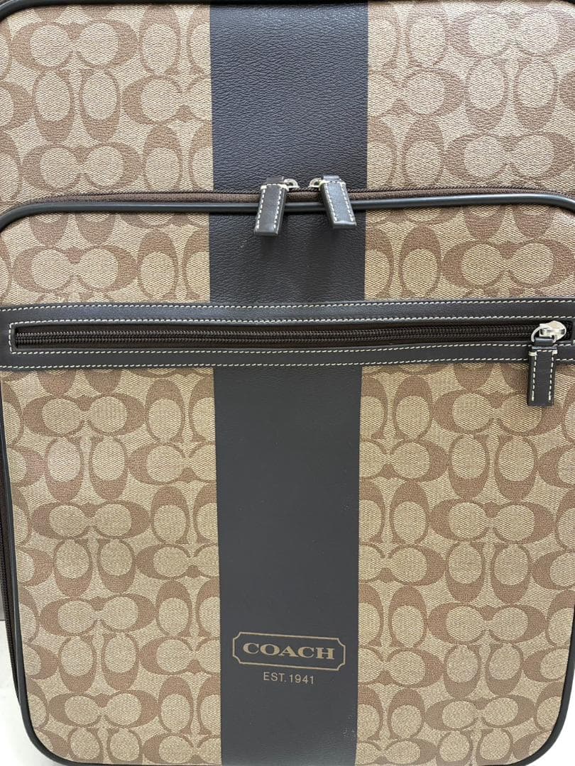 25W10-157 コーチ キャリーケース スーツケース PVC シグネーチャー