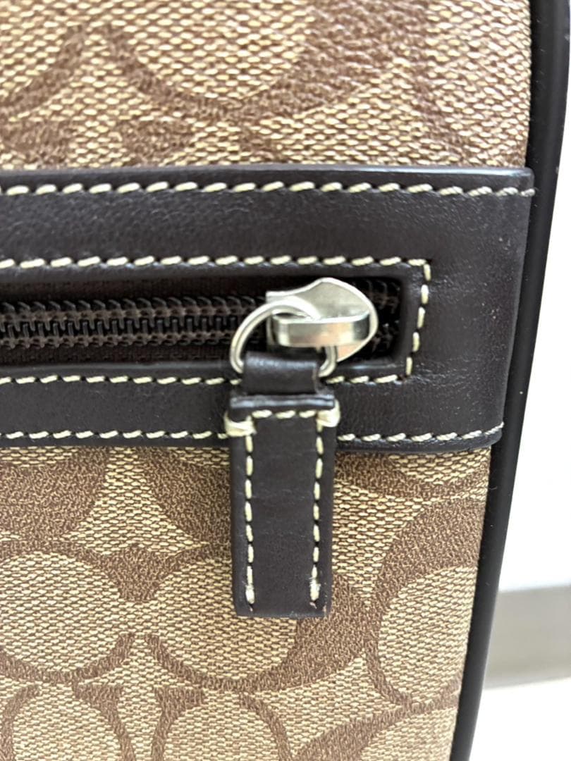 25W10-157 コーチ キャリーケース スーツケース PVC シグネーチャー